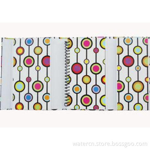 OEM Customized soft cover Spiral Bound Notepad with 70g * 5